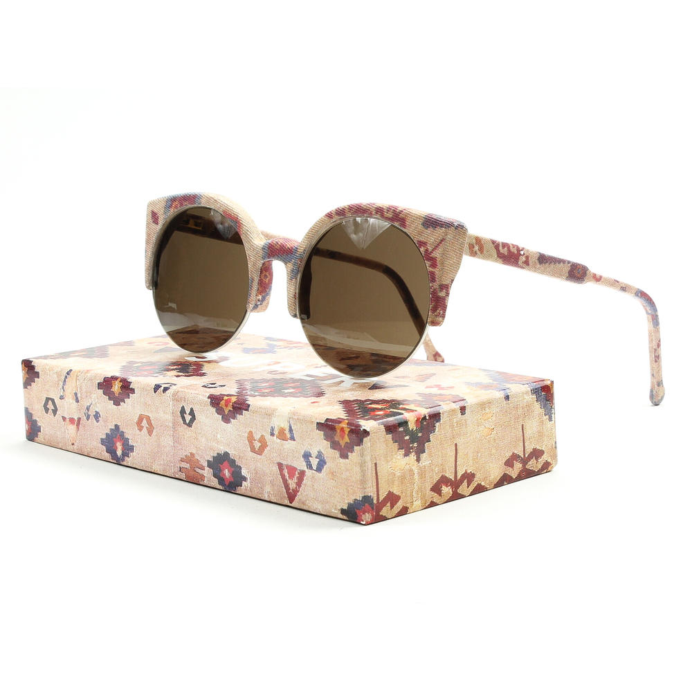 RETROSUPERFUTURE Super Lucia Kilim Womens Sunglasses SU798 Pink Turkish Fabric