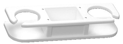Taco Metals P012000W 2 DRINK HOLDER W/ CATCHALL POL Taco Metals P012000W 2 DRINK HOLDER W/ CATCHALL POL