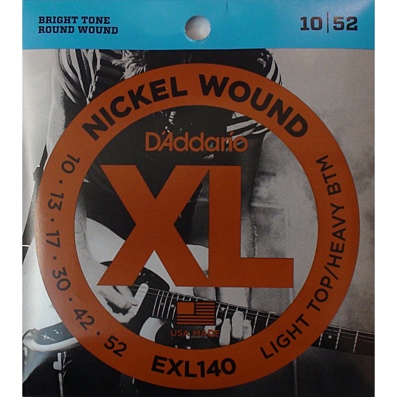 UPC 019954141356 product image for D'Addario EXL140 Nickel Light Top/Heavy Bottom Electric Guitar Strings | upcitemdb.com