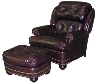 Accent Chair Reproduction Bun Foot High-Back Leather Wood New Hand-Crafted MK-62