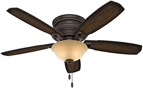 Hunter Ambrose Collection 52" Ceiling Fan with Light