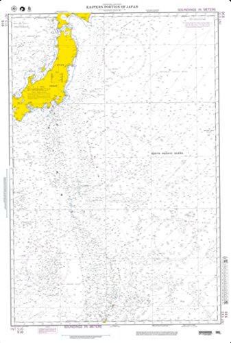 NGA Chart 510-Eastern Portion Of Japan
