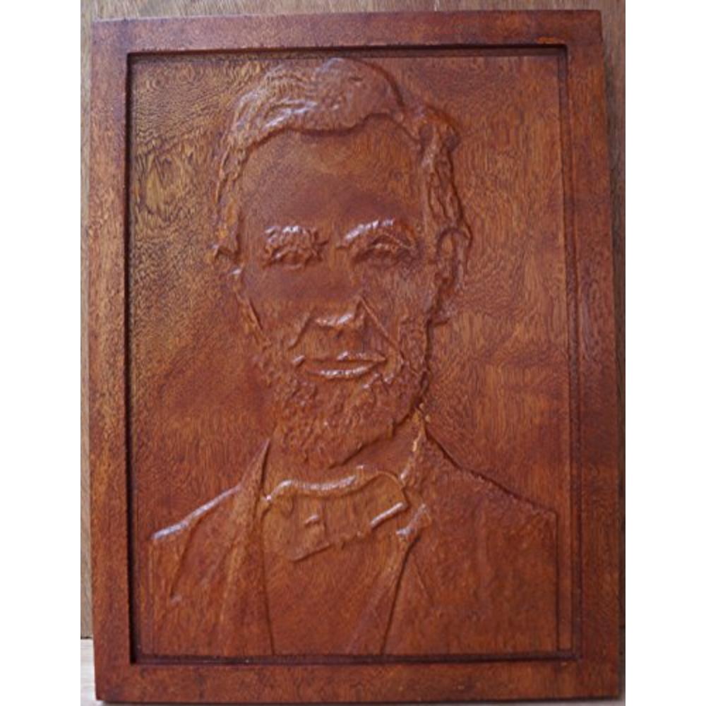 Abraham Lincoln.(Draw) 3d Wood Carving Wall Decor. Wall Hanger 3d Wood
Engraved.