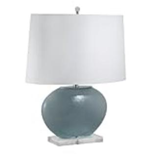 Lamp Works 307G Oval Glass Lamp, Grey Lamp Works 307G Oval Glass Lamp, Grey