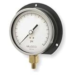 Miljoco - P8509LX06 - Pressure Gauge, 0 to 160 psi, 8-1/2In Miljoco - P8509LX06 - Pressure Gauge, 0 to 160 psi, 8-1/2In