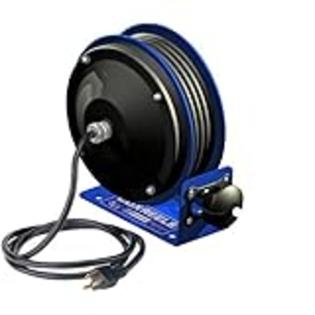 Coxreels PC10-3016-F Compact efficient heavy duty power cord reel with a duplex G.F.C.I. metal industrial receptacle... Coxreels PC10-3016-F Compact efficient heavy duty power cord reel with a duplex G.F.C.I. metal industrial receptacle...