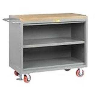 Little Giant MJ3-2448-FL 48-inches Wide Mobile Bench Cabinet with Center Shelf and 1-3/4 Little Giant MJ3-2448-FL 48-inches Wide Mobile Bench Cabinet with Center Shelf and 1-3/4