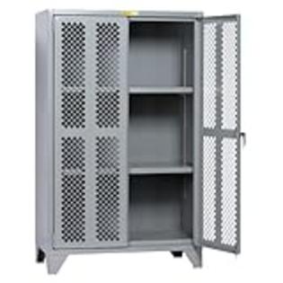 Little Giant SSLP2-A-3048 High Visibility Storage Cabinet with 2 Adjustable Shelves, 48 Little Giant SSLP2-A-3048 High Visibility Storage Cabinet with 2 Adjustable Shelves, 48