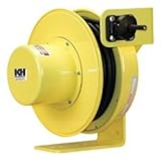 KH Industries RTF Series ReelTuff Industrial Grade Retractable Power Cord Reel, 12/3 SOOW Cable, 20 Amp, 70' Length... KH Industries RTF Series ReelTuff Industrial Grade Retractable Power Cord Reel, 12/3 SOOW Cable, 20 Amp, 70' Length...