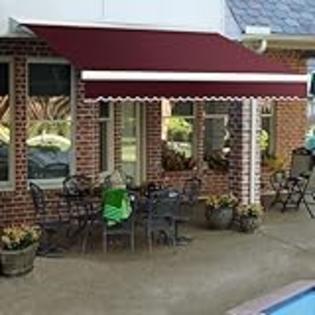 Awntech 24-Feet Destin LX with Hood Right Motor with Remote Retractable Awning, 120-Inch Projection, Burgundy Awntech 24-Feet Destin LX with Hood Right Motor with Remote Retractable Awning, 120-Inch Projection, Burgundy