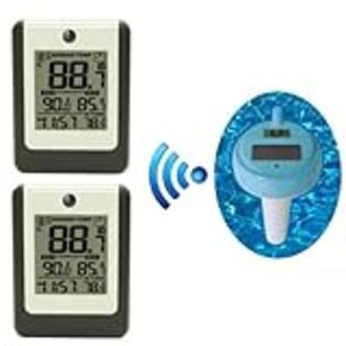 Ambient Weather WS-14-2 Dual Zone Wireless 8-Channel Floating Pool and Spa Thermometer Ambient Weather WS-14-2 Dual Zone Wireless 8-Channel Floating Pool and Spa Thermometer