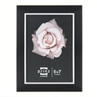 Prinz Beldon Black Metal Frame with Shiny Silver Inner Border, 5 by 7-Inch Prinz Beldon Black Metal Frame with Shiny Silver Inner Border, 5 by 7-Inch