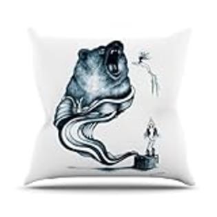 Kess InHouse Graham Curran Hot Tub Hunter Throw Pillow, 20 by 20-Inch Kess InHouse Graham Curran Hot Tub Hunter Throw Pillow, 20 by 20-Inch