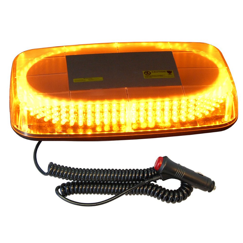 HQRP 240 LED Mini Light Bar Amber Hazard Warning / Emergency Strobe Light with Magnetic Base at Sears.com
