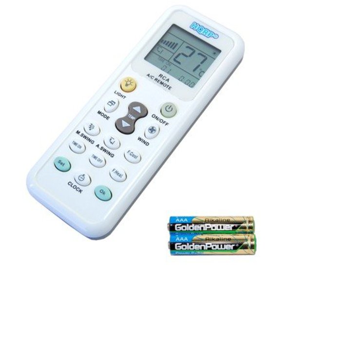 HQRP Universal A/C Remote Control compatible with RIJIANG ROWA SACON SANYO NEC SANZUAN SAPORO SAST SENSOR Air Conditioner at Sears.com
