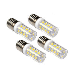 Kenmore Microwave Light Bulb Hqrp 4 Pack E17 Base 43 Smd 2835 Led Light Bulb Dimmable 110v Cool White