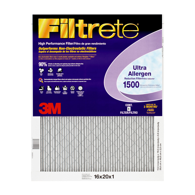 3M CORPORATION 2000-6 16X20X1 FILTRETE FILTER per 6 EA