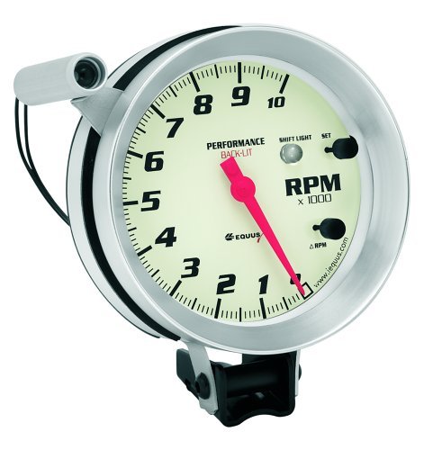 Equus SHIFT LITGH TACHOMETER WHITE, 5" at Sears.com
