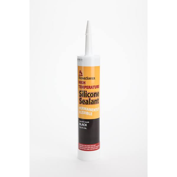 A.W.PERKINSCO HomeSaver High Temperature Silicone Sealant Black, 10.3 oz. Cartridge, Pack Of 6 at Sears.com