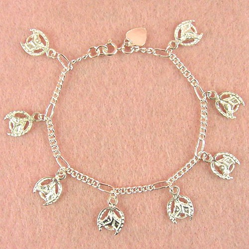 in gifts Sterling Silver - 7.5 inch Horse Shoe Bracelet at Sears.com