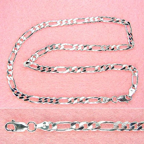 Sterling Silver - 18 Inch 6mm Figaro Chain at Sears.com