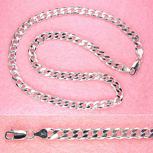 In Gifts Sterling Silver - 24 Inch 6mm Curb Chain