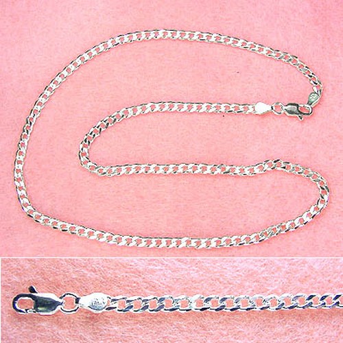 Sterling Silver - 30 Inch 4mm Curb Chain at Sears.com