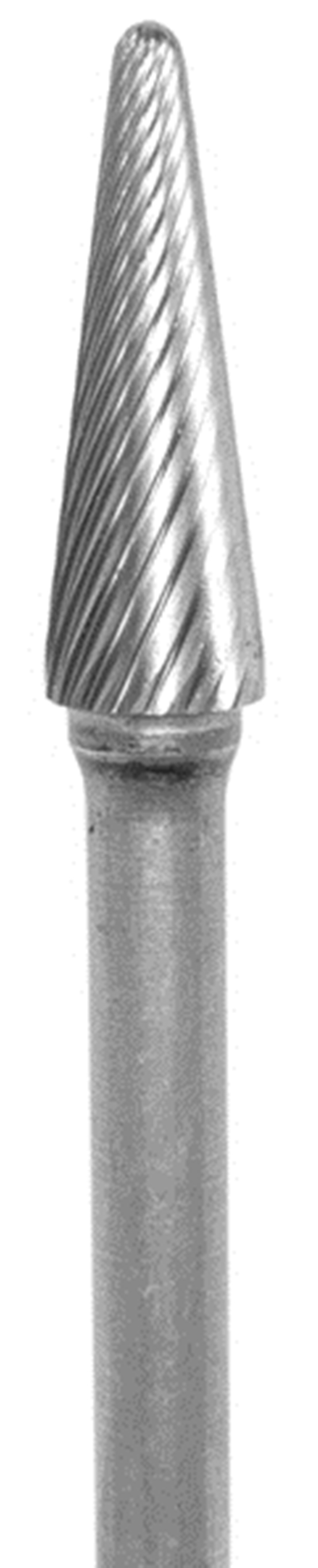Grobet CARBIDE BUR USA MADE CONE RADIUS END-14 DEGREE TAPER 1/2X1-1/8X1/4    DOUBLE CUT at Sears.com