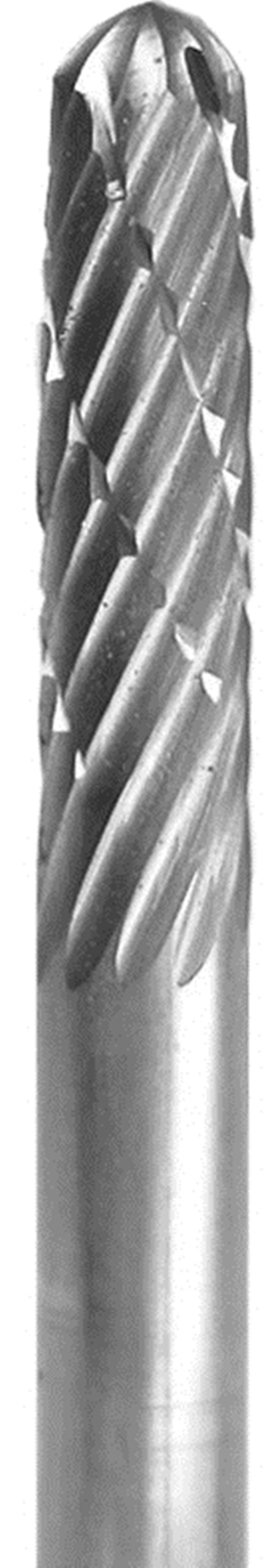Grobet USA MADE CARBIDE BUR CYLINDER RADIUS END 3/32X3/8X3/32  STANDARD CUT at Sears.com