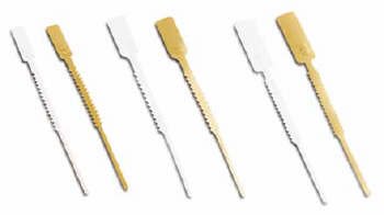 Grobet ADJUSTABLE TAGS 3/8X3/4 WHITE PVC BOX OF 1000 at Sears.com