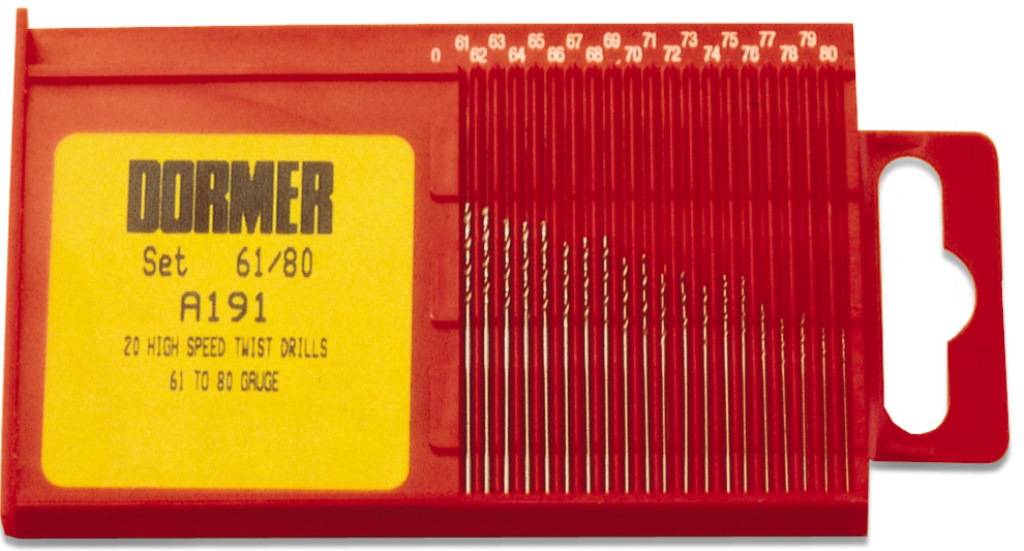 Grobet DORMER DRILL SET HIGH SPEED STEEL 61 TO 80 at Sears.com