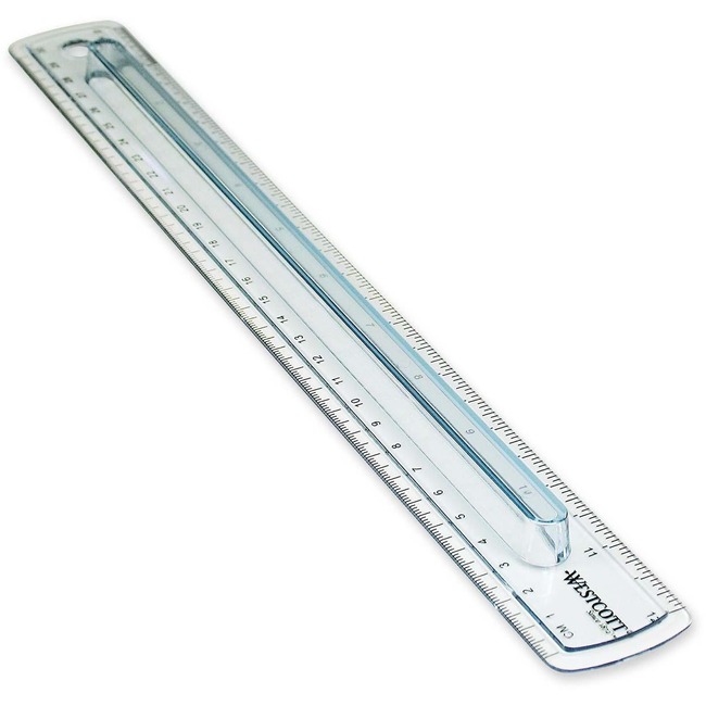 UPC 073577004023 product image for Westcott Finger Grip Plastic Ruler - 402 | upcitemdb.com