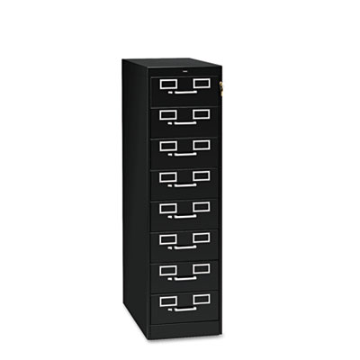 UPC 447671008681 product image for TNNCF846BK  Eight-Drawer File Cabinet For 3 X 5 4 X 6 Cards, 15W X 52H, Black | upcitemdb.com
