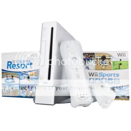 Wii Nintendo Wii Console With 2 Games Bundle (White) at Sears.com