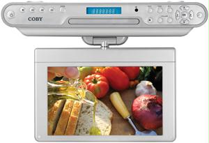 COBY KTFDVD1093 10.2 UNDER-CABINET LCD with DVD PLAYER & RADIO- SILVER at Sears.com