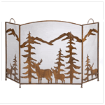 FM Gifts RUSTIC FOREST FIREPLACE SCREEN at Sears.com