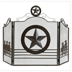 FM Gifts LONE STAR FIREPLACE SCREEN at Sears.com