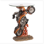 FM Gifts MOTORCYCLE ACCENT TABLE at Sears.com