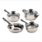 FM Gifts STAINLESS STEEL COOKWARE SET