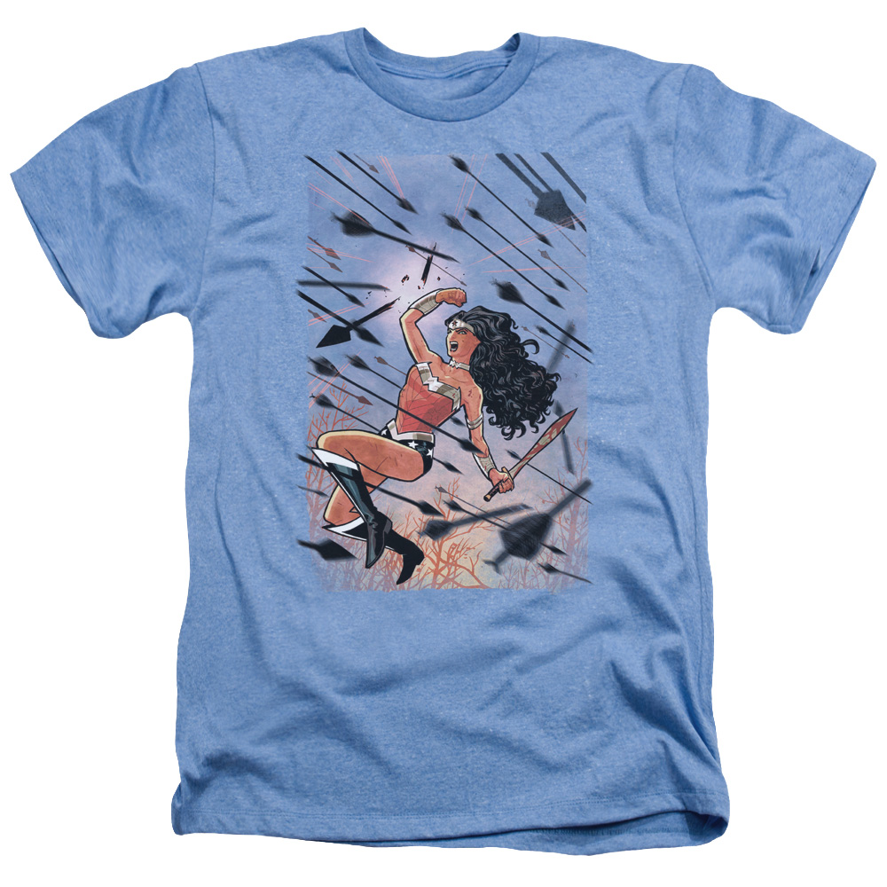 Justice League DC Comics Wonder Woman #1 Adult Heather T-Shirt Tee Justice League DC Comics Wonder Woman #1 Adult Heather T-Shirt Tee