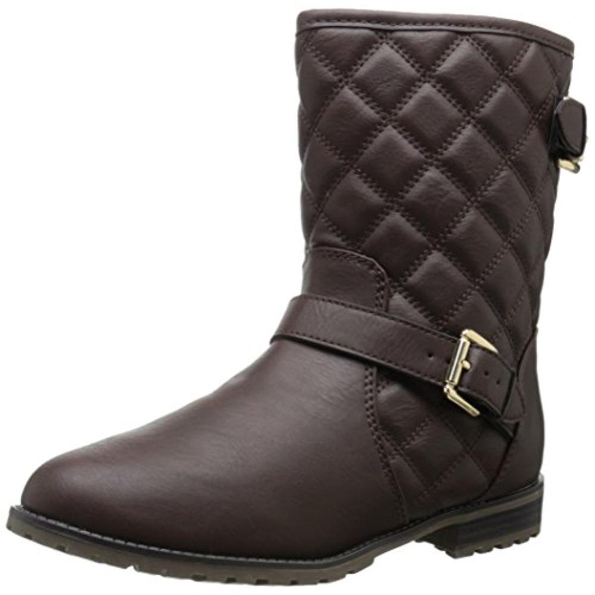 Sporto Judy Womens Faux Fur Quilted Winter Boots