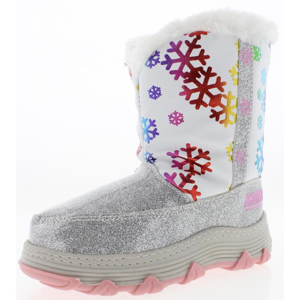 Khombu Joy Girls Toddler Faux Fur Snow Boots
