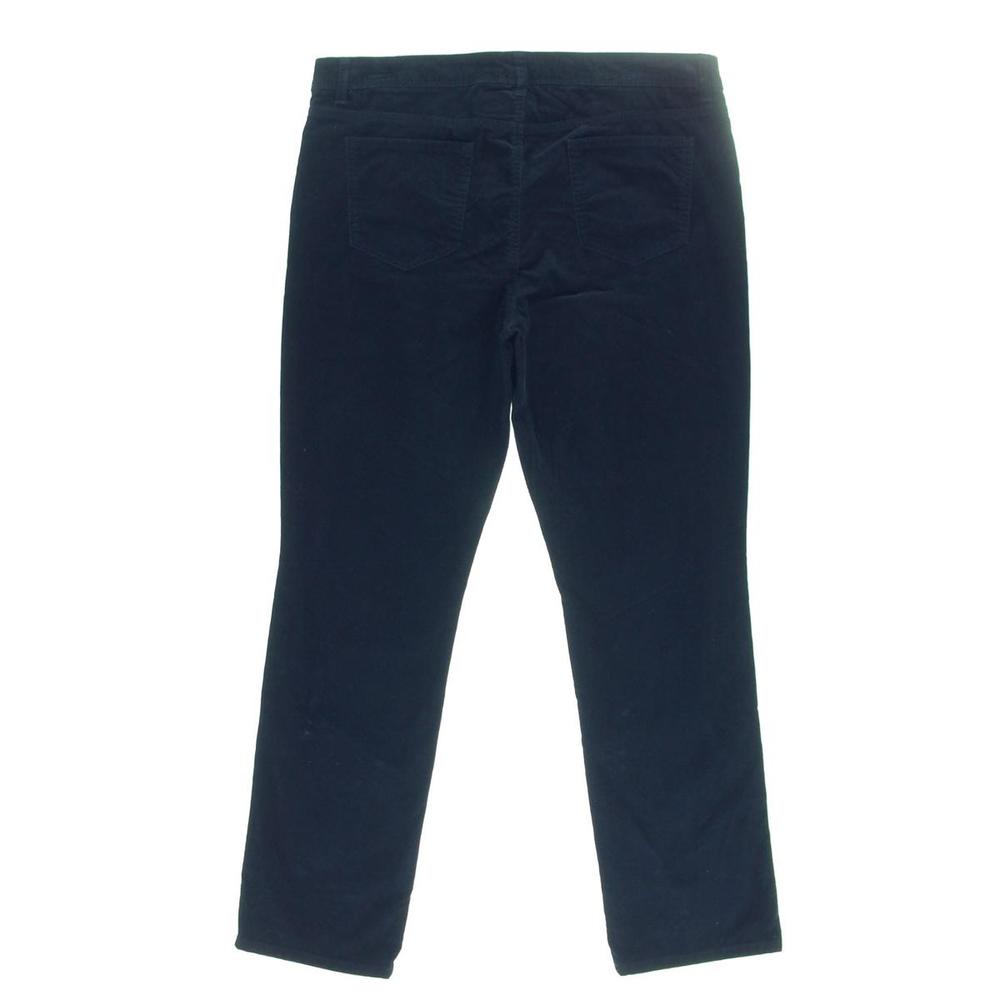 Tommy Hilfiger Womens Straight Leg Fitted Corduroy Pants