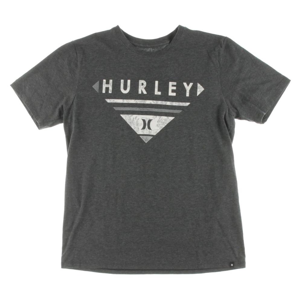 Hurley Mens Heathered Graphic Casual Shirt