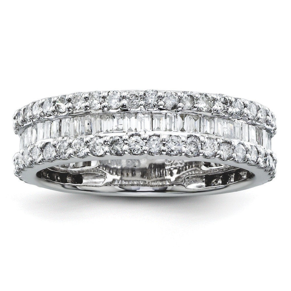 Jewelryweb 14k White Gold Diamond Wedding Band Ring at Sears.com