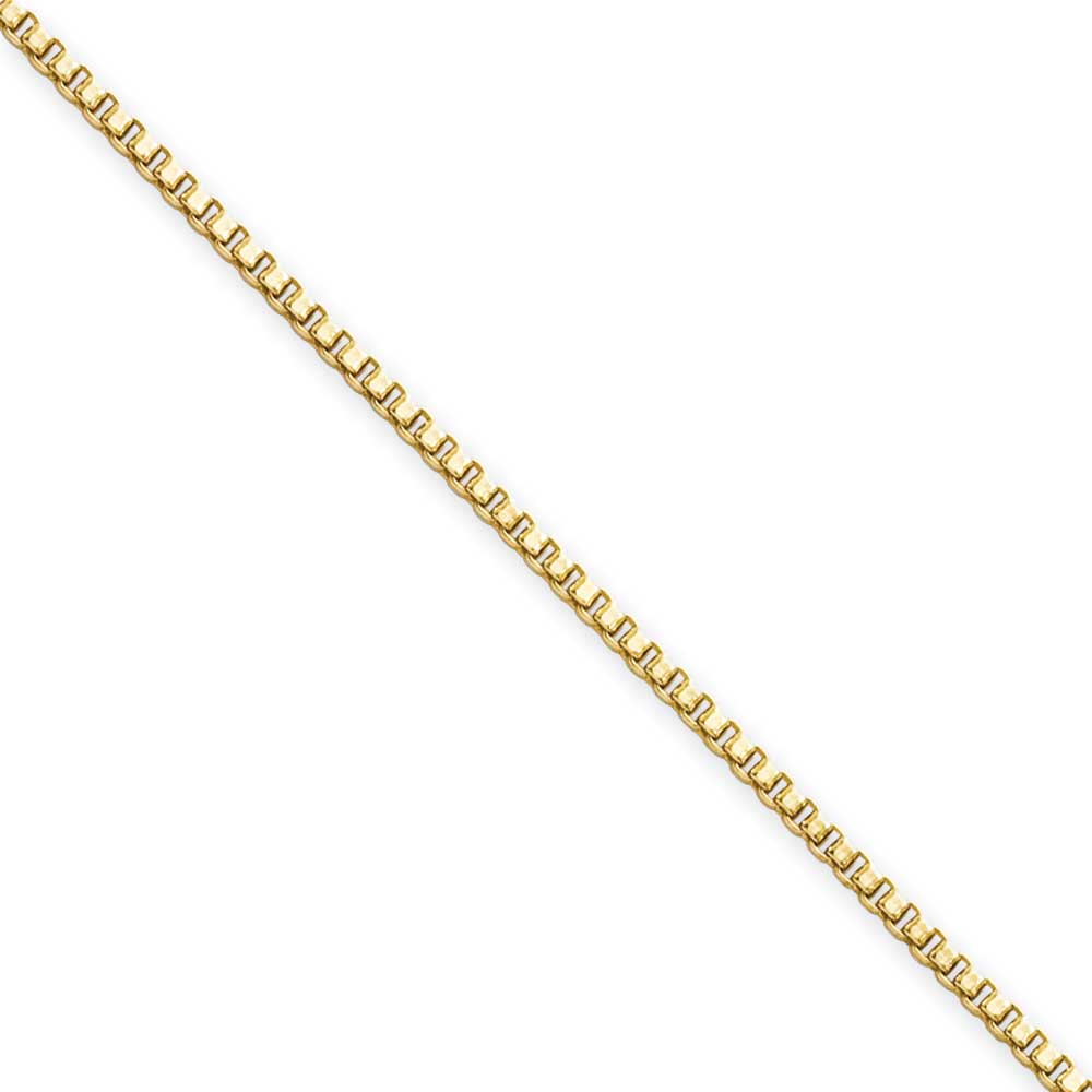 Jewelryweb Stainless Steel Ip Gold-plated 1.5mm 24inch Box Chain Necklace - 24 Inch at Sears.com