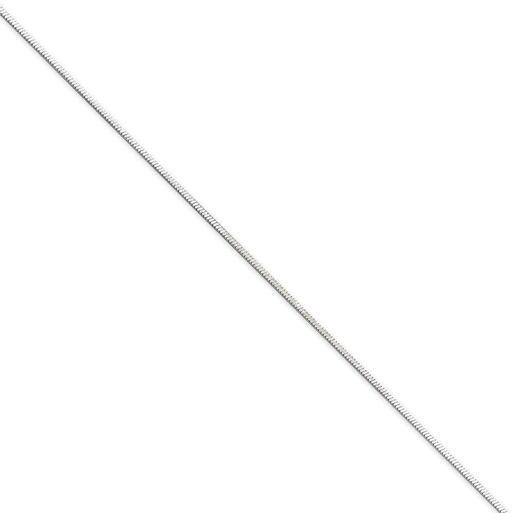 Jewelryweb Sterling Silver 1.25mm Octagonal Snake Link Bracelet 8 Inch - Lobster Claw at Sears.com