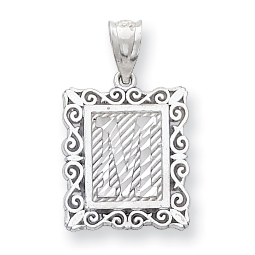 Jewelryweb Sterling Silver Initial M Charm at Sears.com