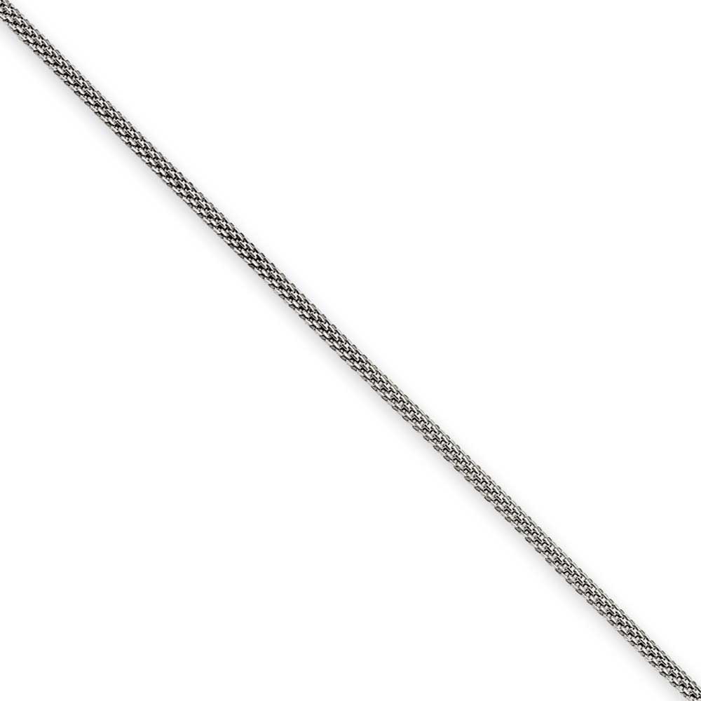 Jewelryweb Stainless Steel 2mm Bismark Chain Necklace - 24 Inch at Sears.com