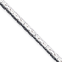 Jewelryweb Sterling Silver Fancy Byzantine Bracelet - 9 Inch - Toggle at Sears.com